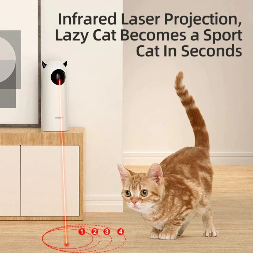 Automatic Infrared Cat Teaser Toy