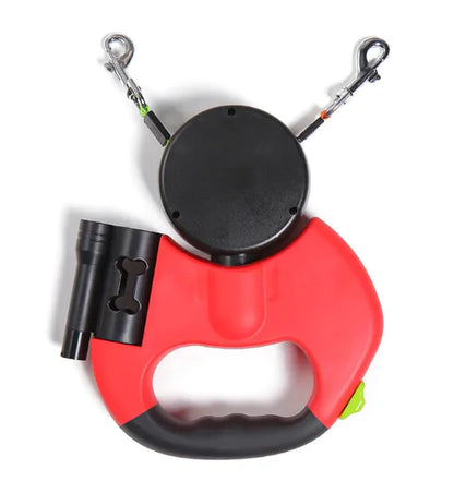 IllumiLeash Dual Dog Retractable