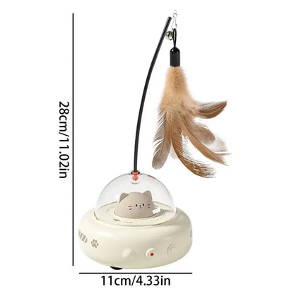 Robotic Feather Chase Toy