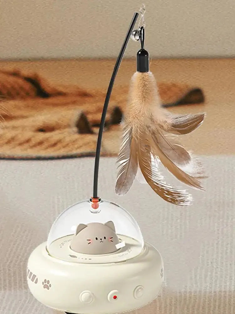 Robotic Feather Chase Toy