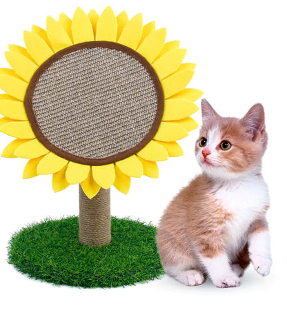 Sunflower Scratch Mat - Cat Play Toy