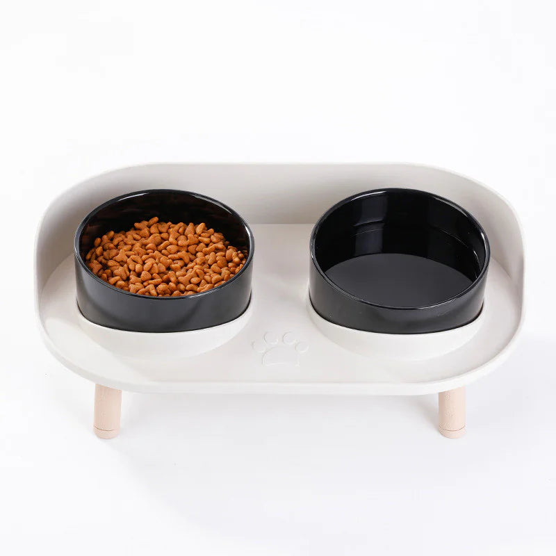 Stable-Elevated Cat Feeder